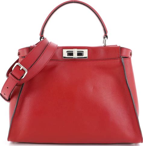 fendi calfskin regular monster peekaboo weighat|fendi peekaboo leather bags.